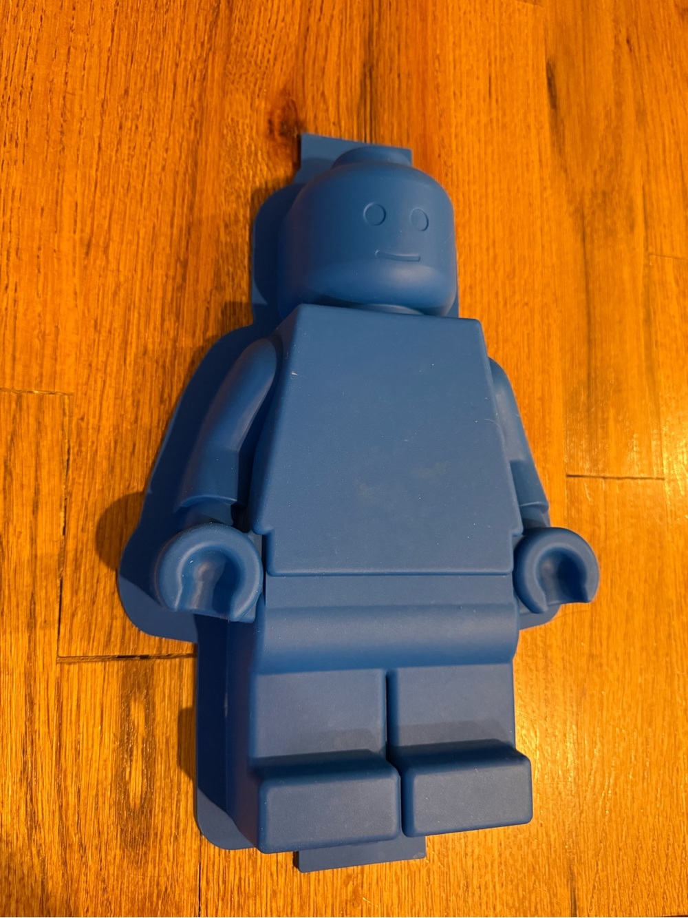 LEGO Blue Minifigure silicone cake for a Lego cake